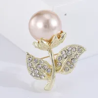 Elegant Shiny Flower Alloy Women's Brooches main image 3