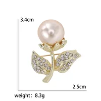 Elegant Shiny Flower Alloy Women's Brooches main image 2