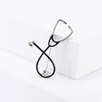 Simple Style Stethoscope Alloy Enamel Unisex Brooches main image 5