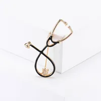 Simple Style Stethoscope Alloy Enamel Unisex Brooches sku image 3