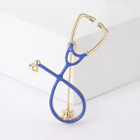 Simple Style Stethoscope Alloy Enamel Unisex Brooches sku image 5