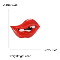 Simple Style Classic Style Lips Alloy Women's Brooches main image 2
