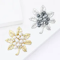 Casual Elegant Lady Leaf Alloy Women's Brooches main image 1