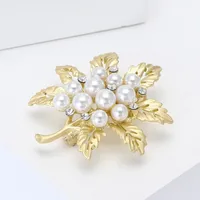 Casual Elegant Lady Leaf Alloy Women's Brooches main image 5