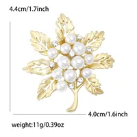 Casual Elegant Lady Leaf Alloy Women's Brooches sku image 1