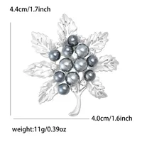 Casual Elegant Lady Leaf Alloy Women's Brooches sku image 2