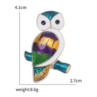 Casual Elegant Cute Owl Alloy Women's Brooches main image 2