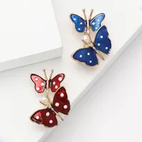 Lady Butterfly Alloy Enamel Women's Brooches main image 5