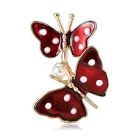 Lady Butterfly Alloy Enamel Women's Brooches main image 4