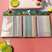 1 Set Solid Color Daily Ordinary Plastic Casual Nordic Style Marker Pen main image 1