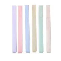 1 Set Solid Color Daily Ordinary Plastic Casual Nordic Style Marker Pen main image 4