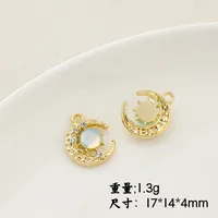 IG Style Flower Butterfly Alloy Plating Inlay Artificial Pearls Rhinestones Jewelry Accessories sku image 8