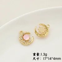 IG Style Flower Butterfly Alloy Plating Inlay Artificial Pearls Rhinestones Jewelry Accessories sku image 10
