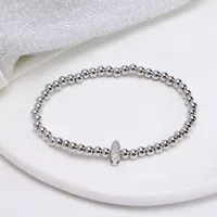 Simple Style Letter Copper Inlay Zircon Unisex Bracelets sku image 9