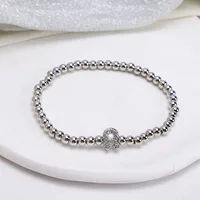 Simple Style Letter Copper Inlay Zircon Unisex Bracelets sku image 18