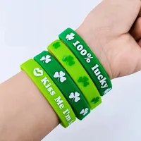 Simple Style Shamrock Letter Silica Gel Outdoor Decoration main image 3