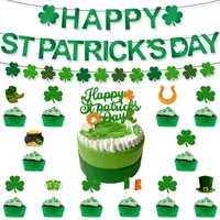 Cartoon Style Shamrock Letter Artificial Decorations main image 2