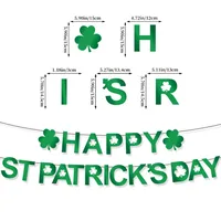 Cartoon Style Shamrock Letter Artificial Decorations sku image 1