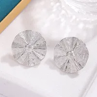 1 Pair Simple Style Heart Shape Flower Butterfly Plating 304 Stainless Steel Ear Studs sku image 7