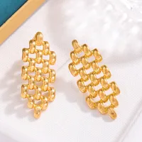 1 Pair Simple Style Heart Shape Flower Butterfly Plating 304 Stainless Steel Ear Studs sku image 18