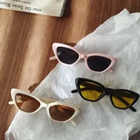 Casual Vacation Solid Color Pc Resin Cat Eye Full Frame Glasses main image 6