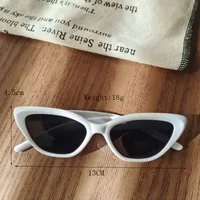 Casual Vacation Solid Color Pc Resin Cat Eye Full Frame Glasses main image 4
