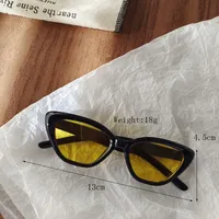 Casual Vacation Solid Color Pc Resin Cat Eye Full Frame Glasses main image 7