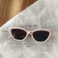 Casual Vacation Solid Color Pc Resin Cat Eye Full Frame Glasses sku image 1