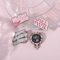 Casual Elegant Simple Style Letter Heart Shape Alloy Stoving Varnish Unisex Brooches main image 4