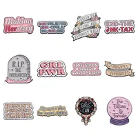 Casual Elegant Simple Style Letter Heart Shape Alloy Stoving Varnish Unisex Brooches main image 5