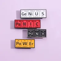 Preppy Style Letter Alloy Stoving Varnish Unisex Brooches main image 1