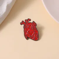 Novelty Letter Heart Alloy Stoving Varnish Unisex Brooches main image 1