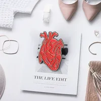 Novelty Letter Heart Alloy Stoving Varnish Unisex Brooches main image 3