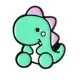 Cartoon Style Dinosaur Alloy Stoving Varnish Unisex Brooches sku image 22