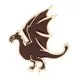 Cartoon Style Dinosaur Alloy Stoving Varnish Unisex Brooches sku image 5