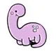 Cartoon Style Dinosaur Alloy Stoving Varnish Unisex Brooches sku image 24