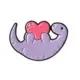 Cartoon Style Dinosaur Alloy Stoving Varnish Unisex Brooches sku image 14