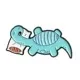 Cartoon Style Dinosaur Alloy Stoving Varnish Unisex Brooches sku image 15