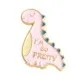 Cartoon Style Dinosaur Alloy Stoving Varnish Unisex Brooches sku image 4