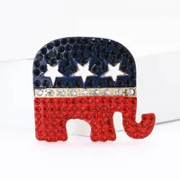 Classic Style Star Elephant Alloy Inlay Rhinestones Women's Brooches main image 5