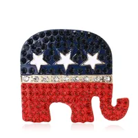 Classic Style Star Elephant Alloy Inlay Rhinestones Women's Brooches main image 4