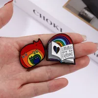 Simple Style Classic Style Rainbow Alloy Stoving Varnish Unisex Brooches main image 2