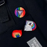Simple Style Classic Style Rainbow Alloy Stoving Varnish Unisex Brooches main image 5