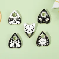 Vintage Style Classic Style Sun Heart Shape Cat Alloy Stoving Varnish Unisex Brooches main image 1