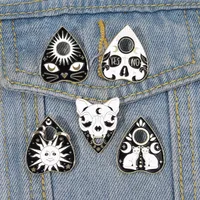 Vintage Style Classic Style Sun Heart Shape Cat Alloy Stoving Varnish Unisex Brooches main image 5