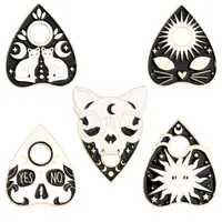 Vintage Style Classic Style Sun Heart Shape Cat Alloy Stoving Varnish Unisex Brooches main image 2