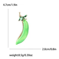 Pastoral Simple Style Pea Alloy Enamel Women's Brooches main image 2