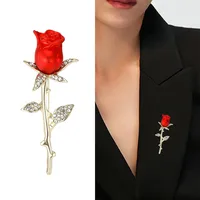 Elegant Romantic Rose Alloy Women's Brooches main image 3