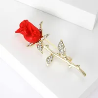 Elegant Romantic Rose Alloy Women's Brooches main image 4