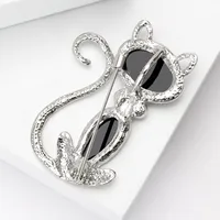 Cute Cat Alloy Women's Brooches main image 3